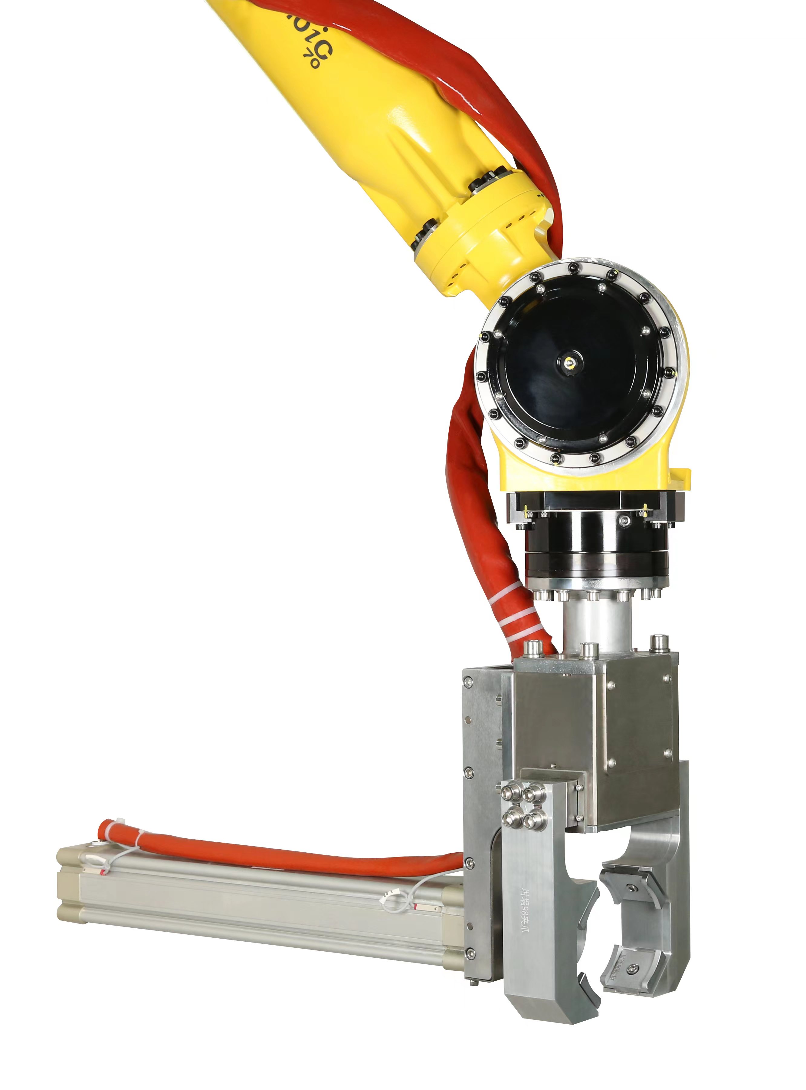 Slurry Pushing and Robot Crucible Clamping Device